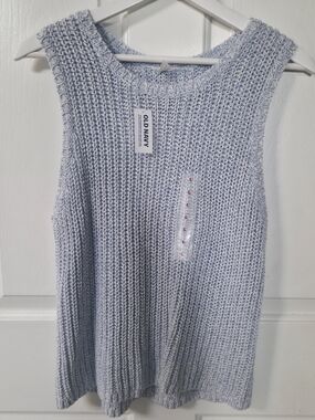 Old Navy Pale Blue Knit Tank Top